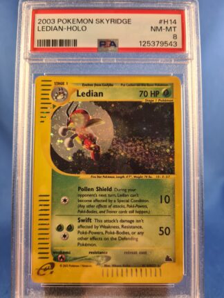 Ledian H14/144 - Skyridge (PSA 8)