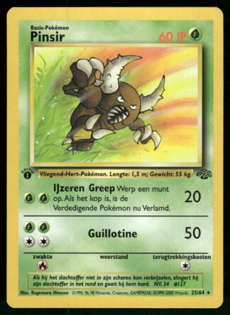 Pinsir 25/64 - Jungle (1st edition) (NL) (NM)