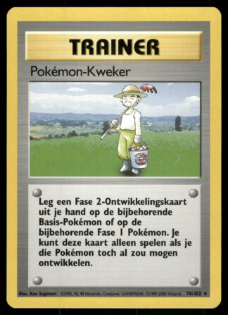 Pokémon Breeder 76/102 - Base (NL) (NM)